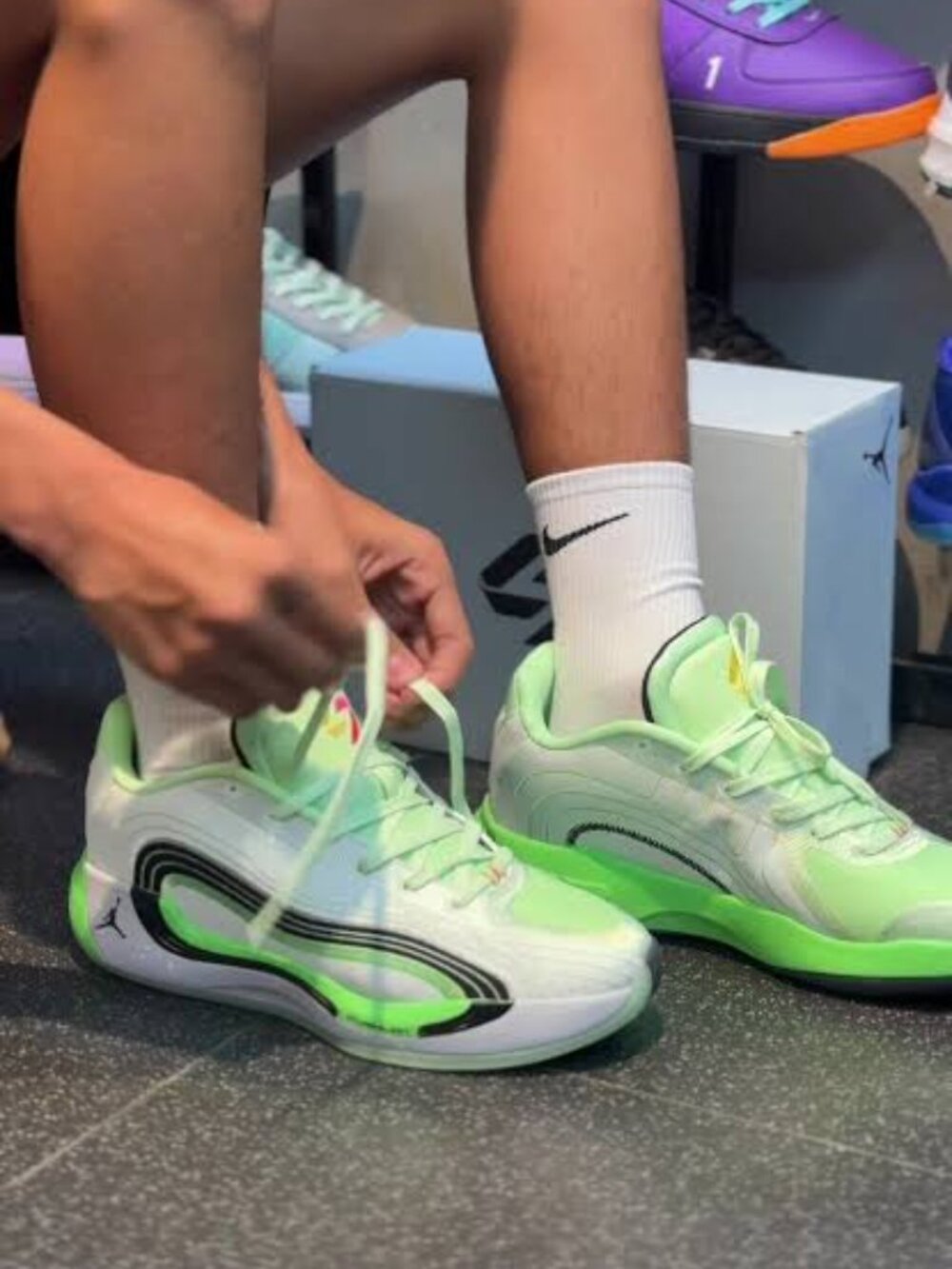 Jordan Luka 4 Space Navigator Barely Green Basketball Shoes Men’s 11.5